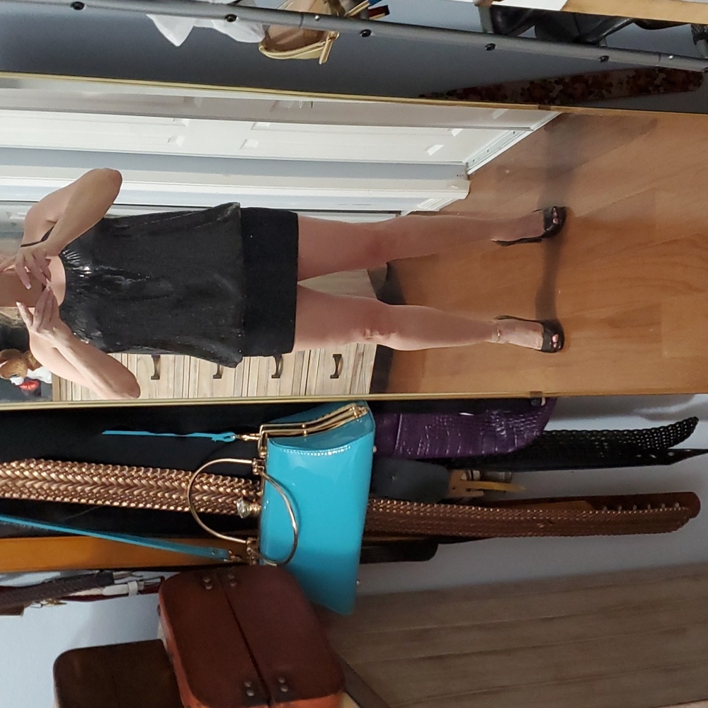 Sequins mini dress